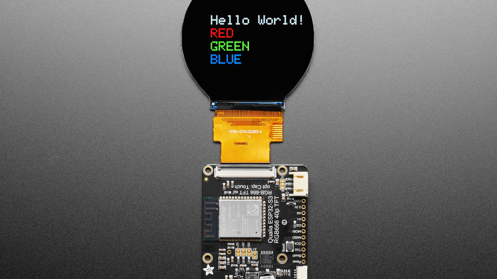 Adafruit Qualia Makes Large RGB TFT Displays Practical on ESP32-S3