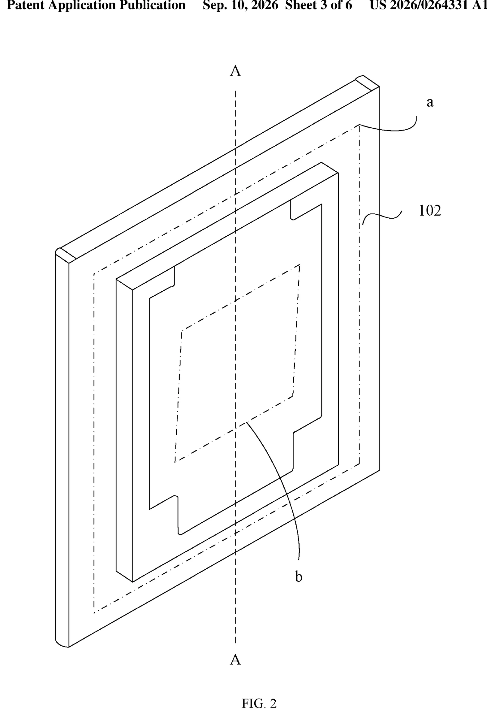 Patent drawing of the heated bed body and channel