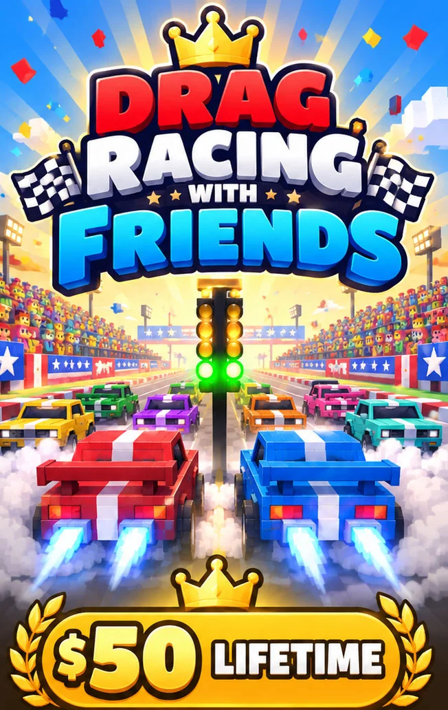 Lifetime streamer access for Drag Racing With Friends