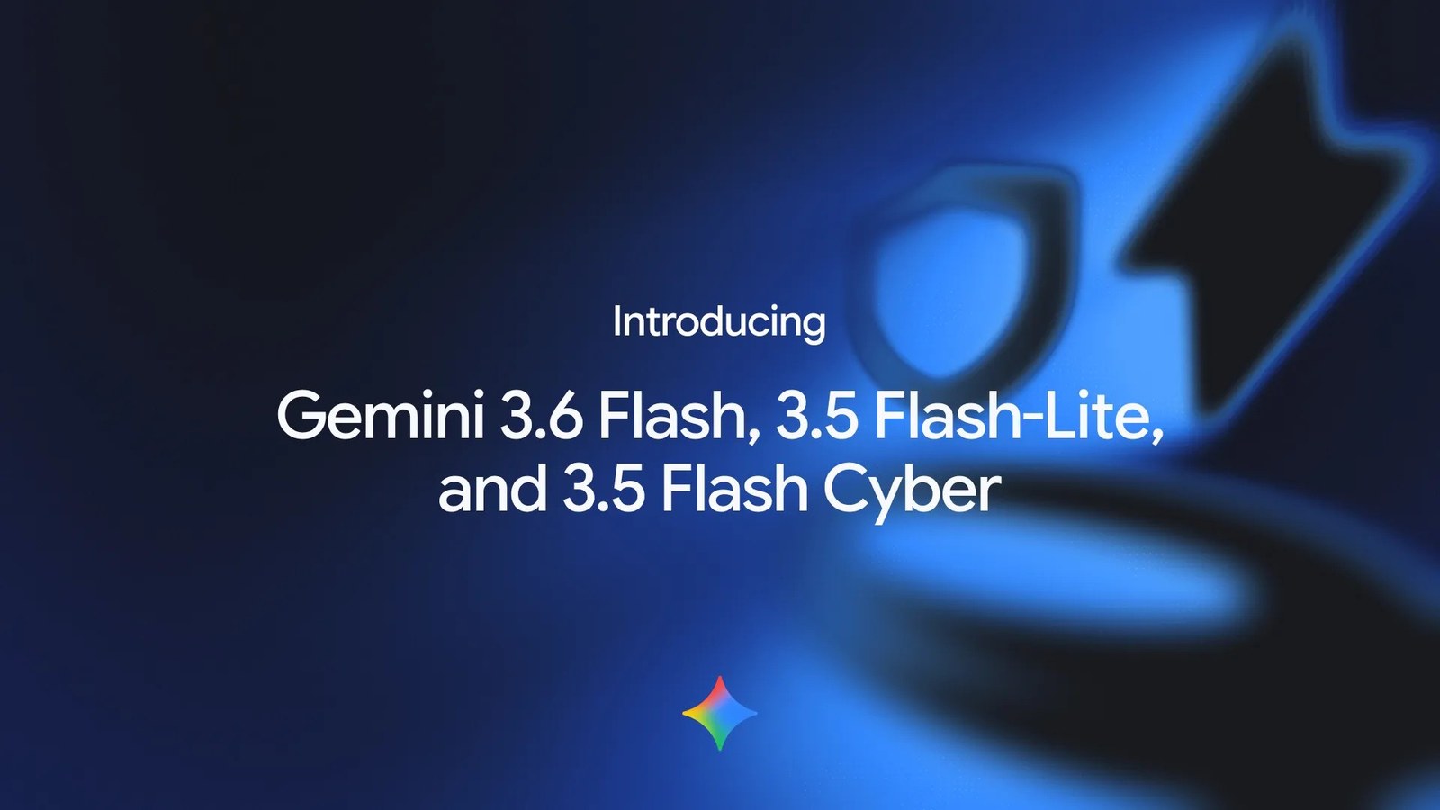 Google's title card for Gemini 3.6 Flash, 3.5 Flash-Lite, and 3.5 Flash Cyber