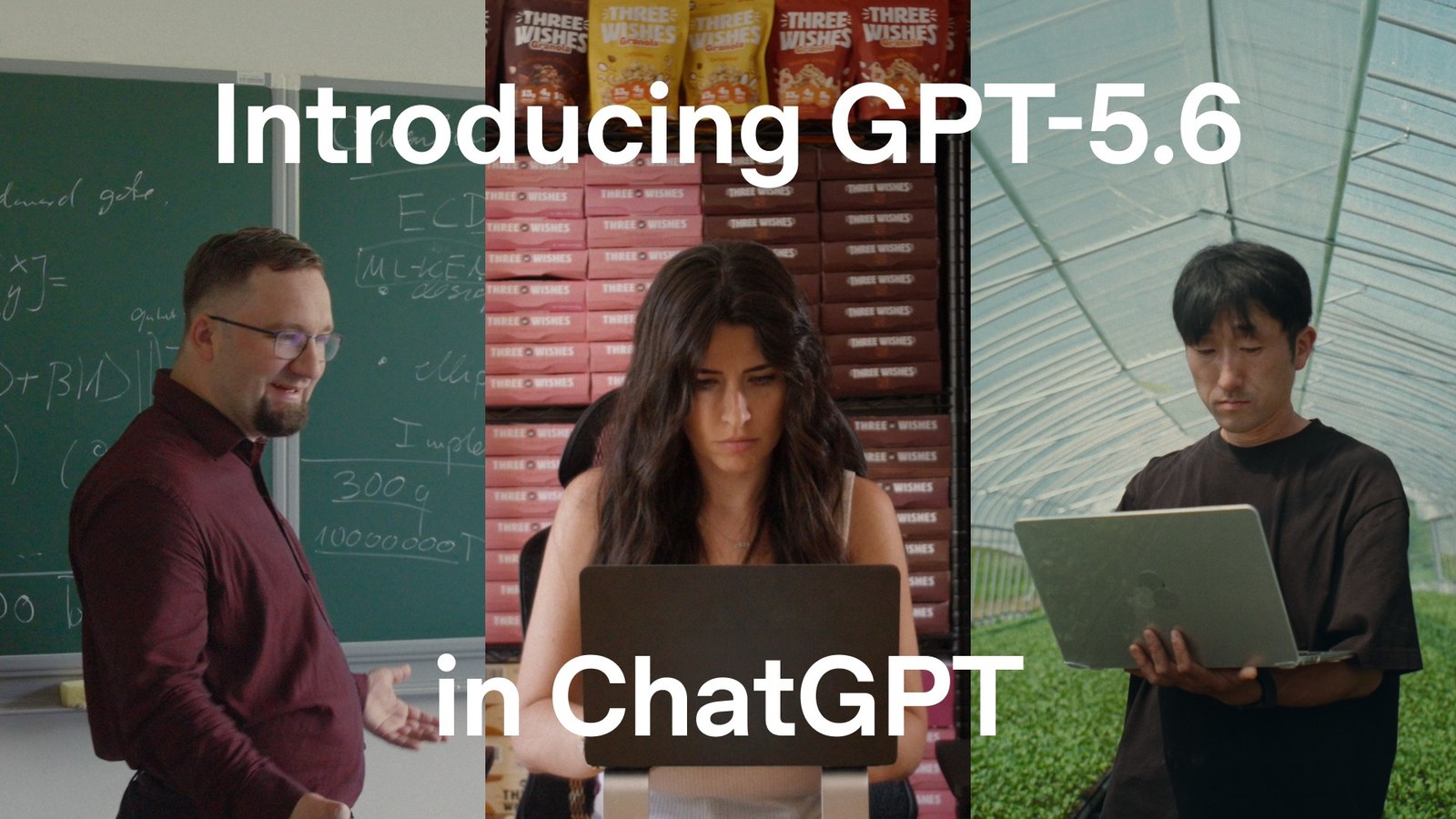 Published graphic from OpenAI's July 9, 2026 GPT-5.6 post