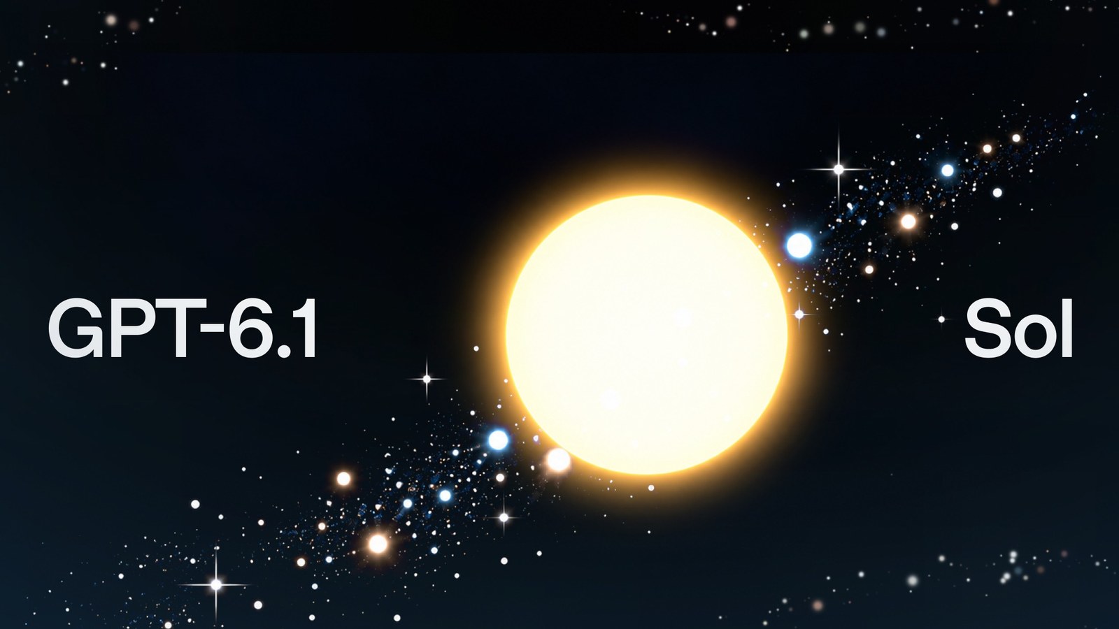 OpenAI's product graphic for the GPT-6.1 Sol announcement.