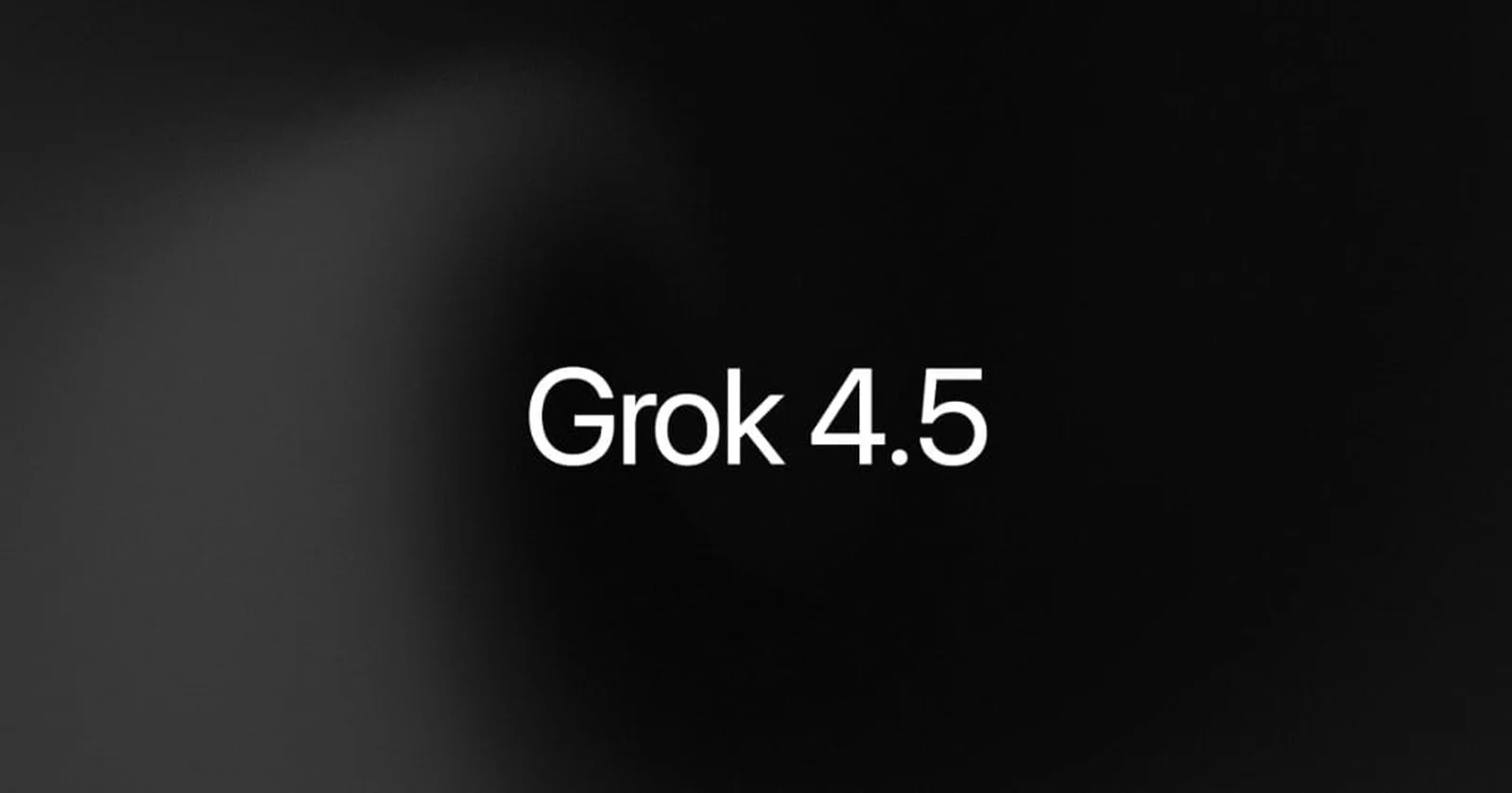 SpaceXAI's Grok 4.5 title card, uncropped