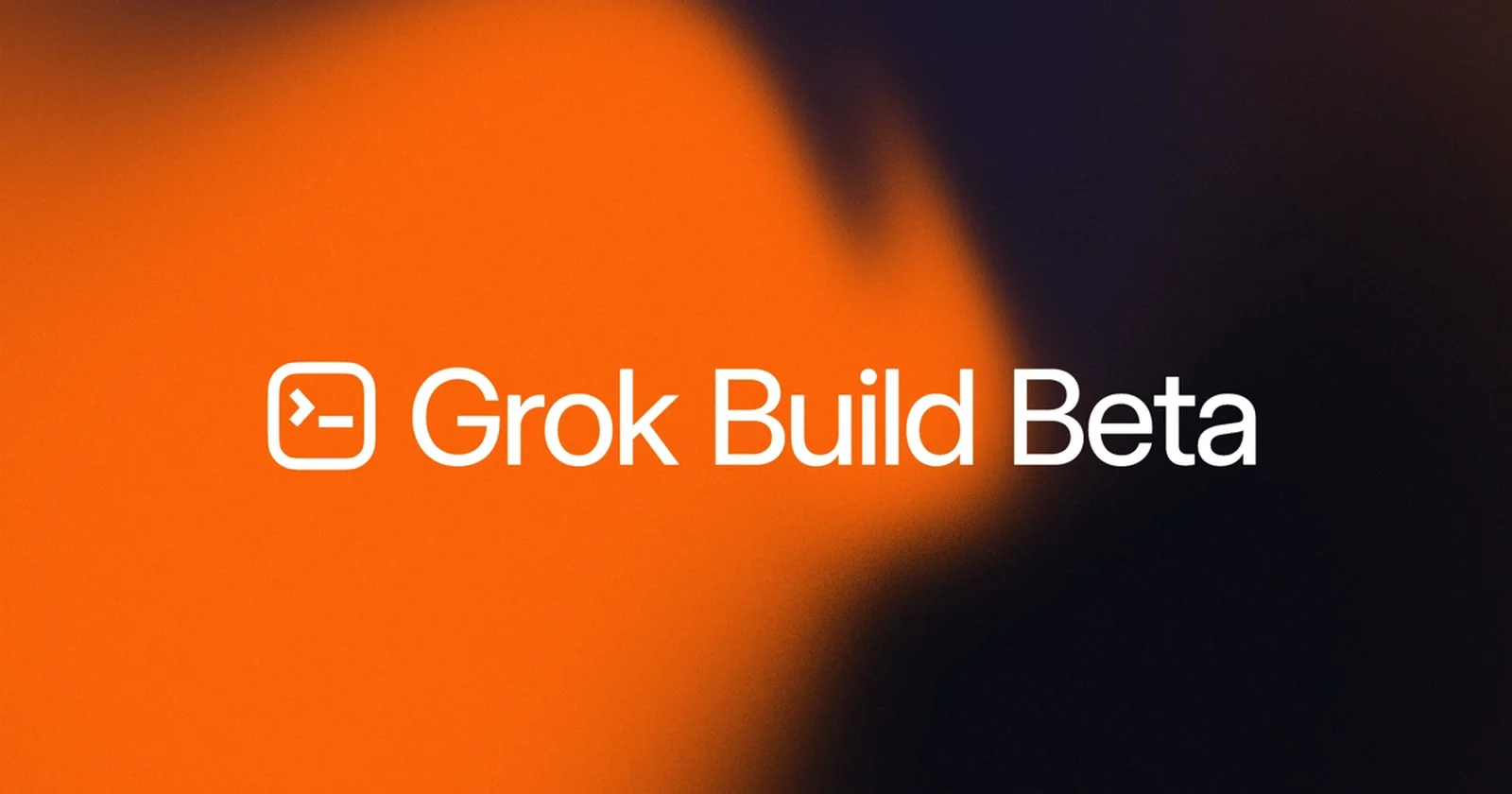 Official product graphic from the Grok Build launch materials