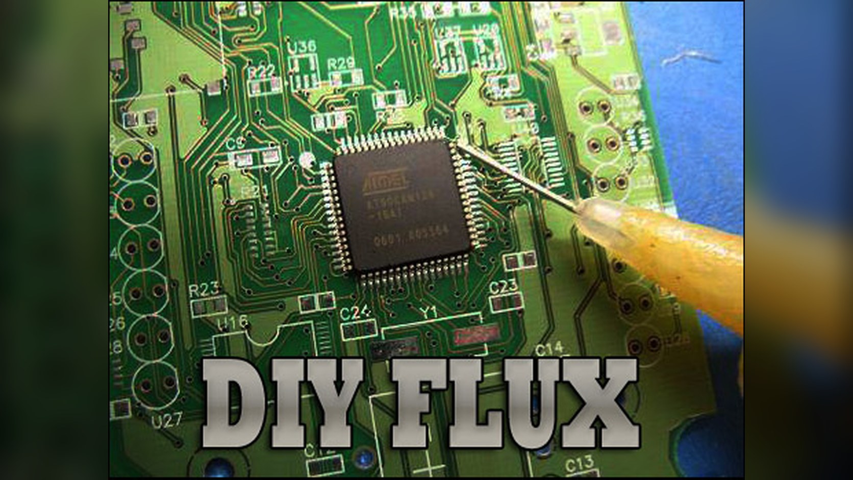 Make your own soldering flux.