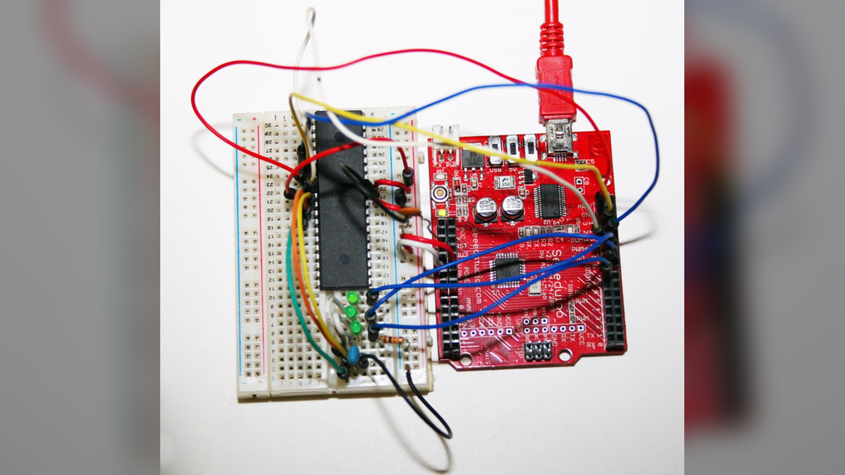 Tutorial: Burning the Sanguino Bootloader to the ATmega 644P Using an Arduino as ISP.