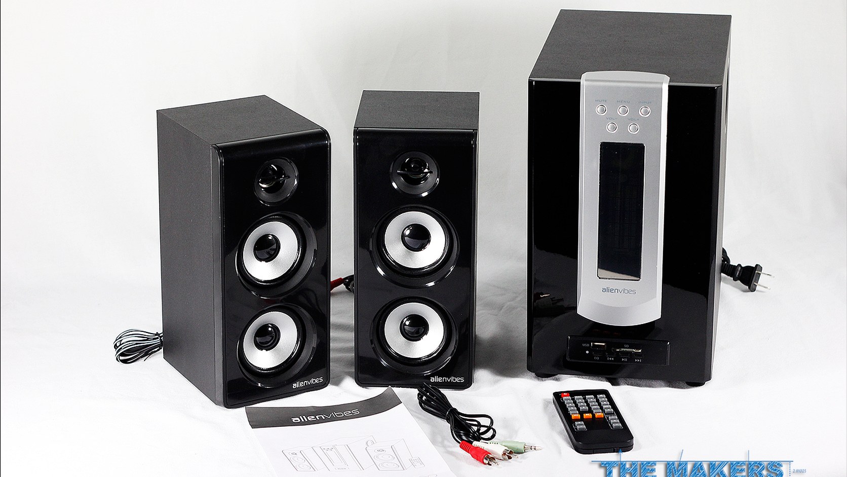 Review: Alien Vibes W402 2.1 channel desktop sound system.