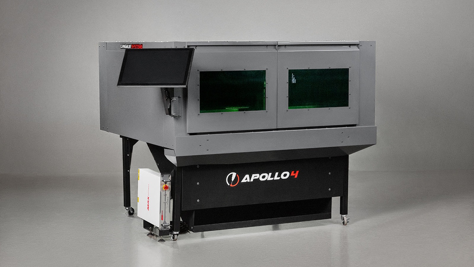 Langmuir Systems Apollo 4 CNC fiber laser in a studio