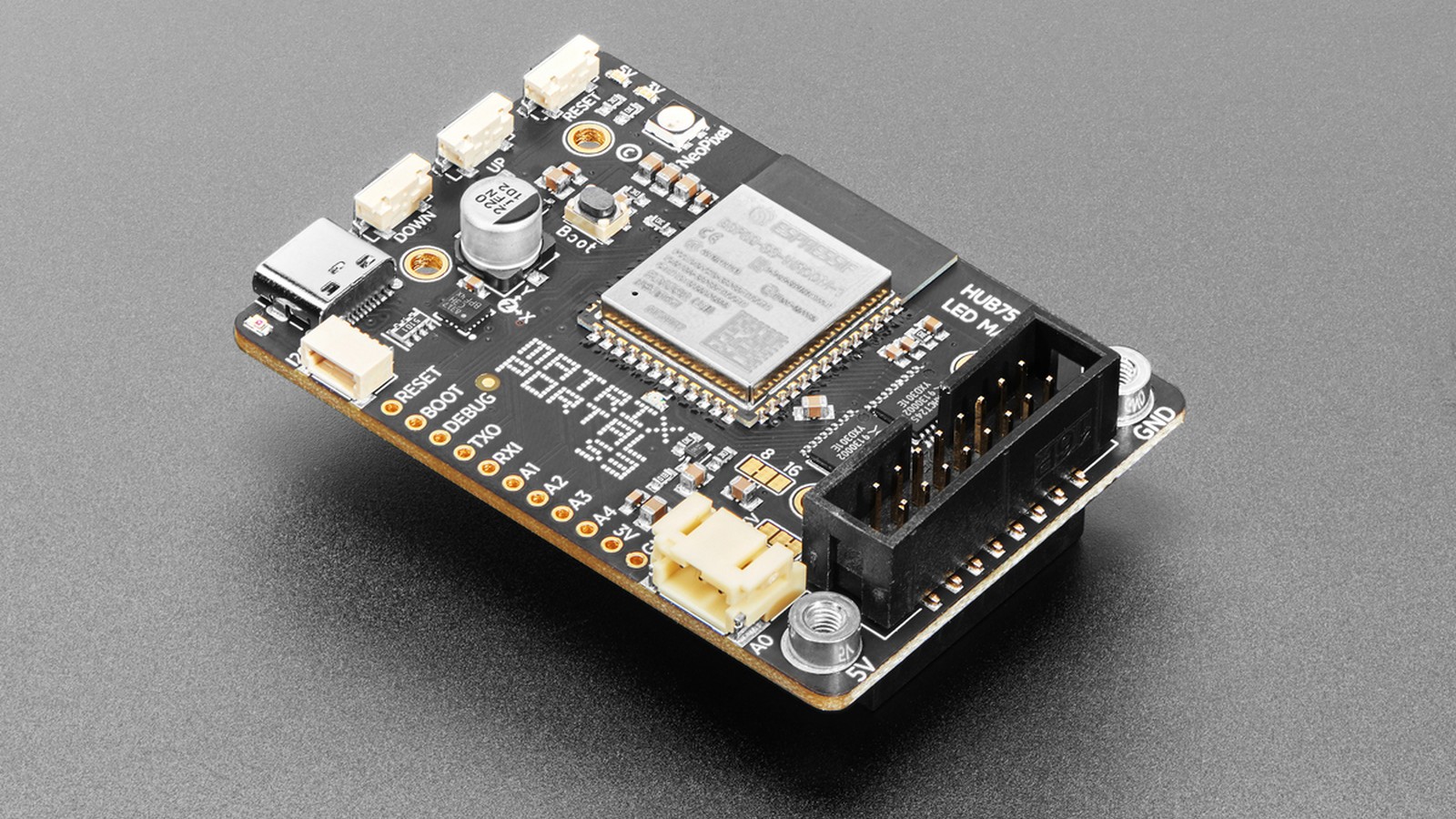 MatrixPortal S3 Turns ESP32-S3 Into a Plug-and-Play Internet LED Matrix Controller