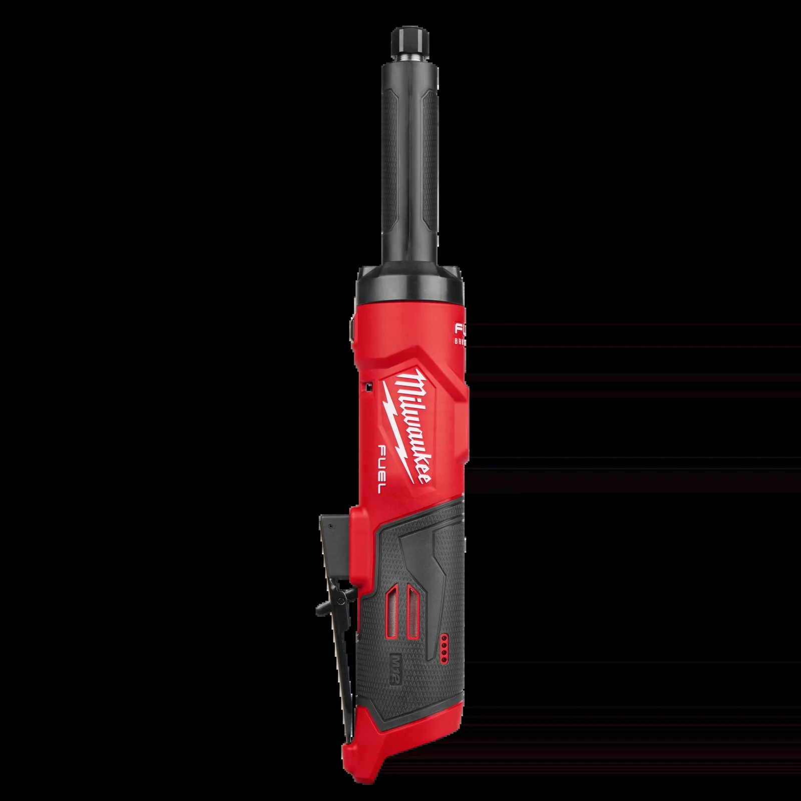 The Milwaukee M12 FUEL extended straight die grinder
