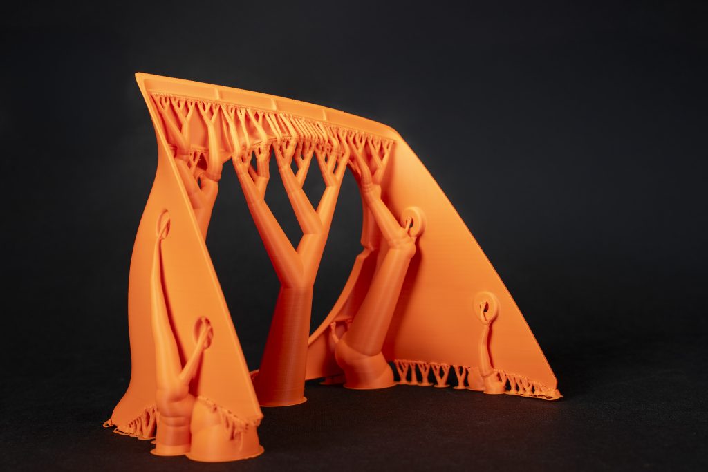Official Prusa Research image showing the CORE One L or an example print