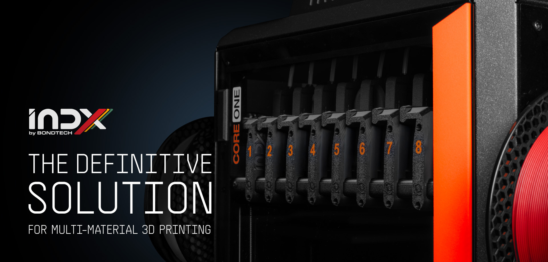 A closer official view of the INDX hardware or printing system