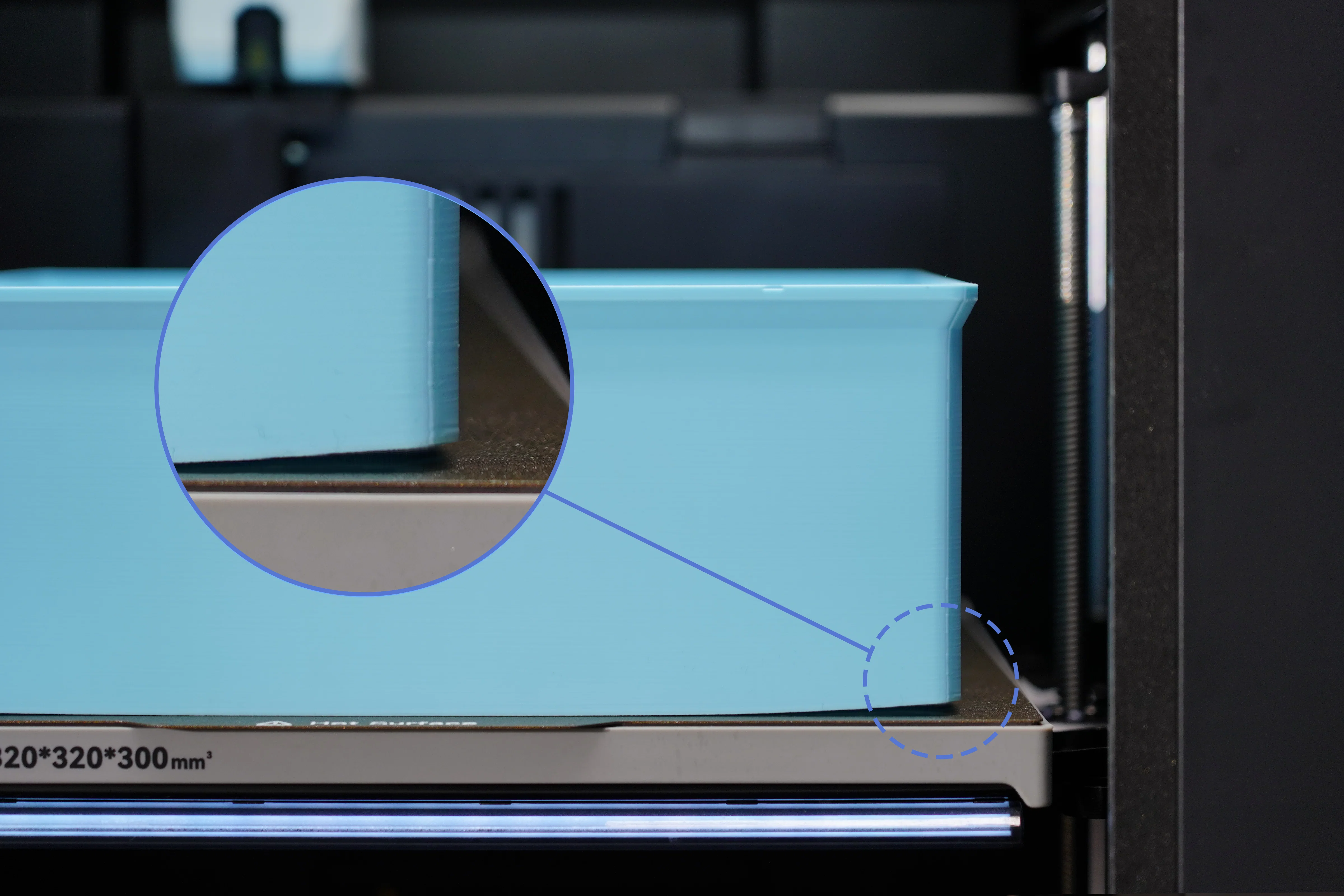 A closer official view of the Plus5 hardware or printing system