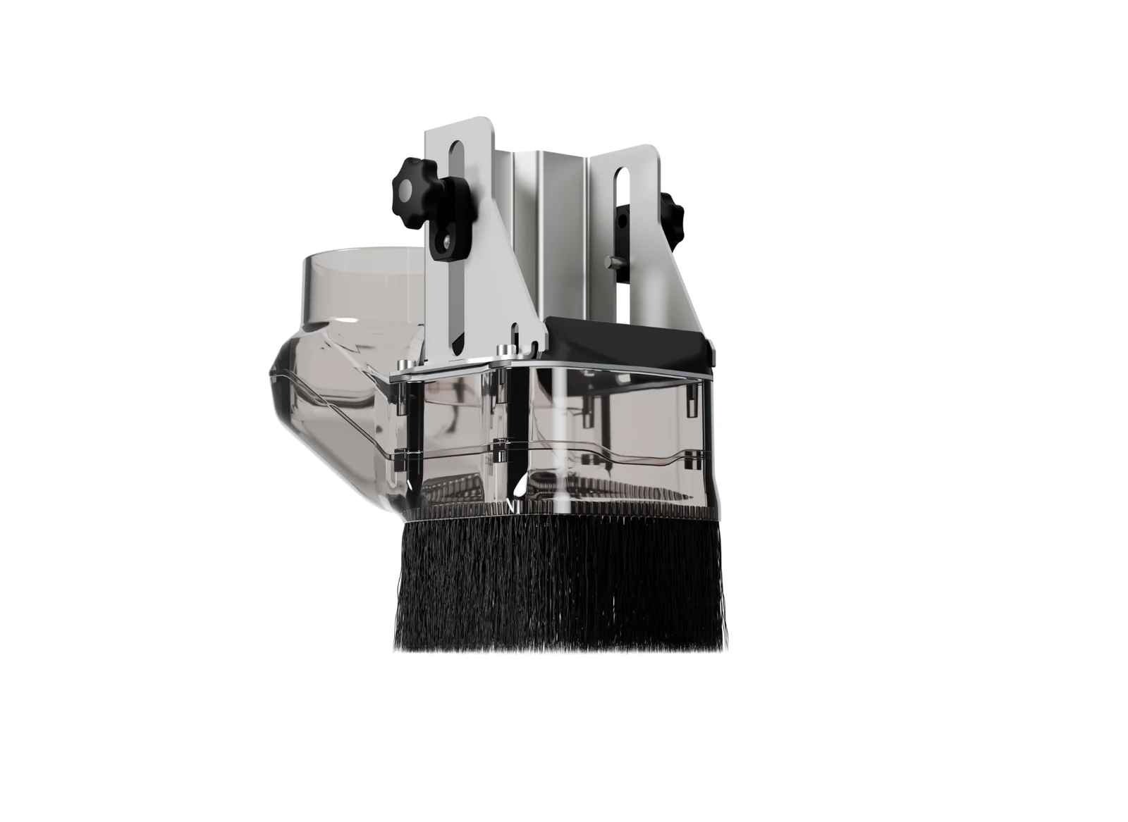 The Clear Cut dust shoe that comes as standard with the changer
