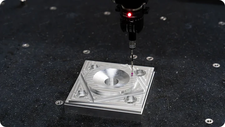 ToolDance X1 machining a metal part