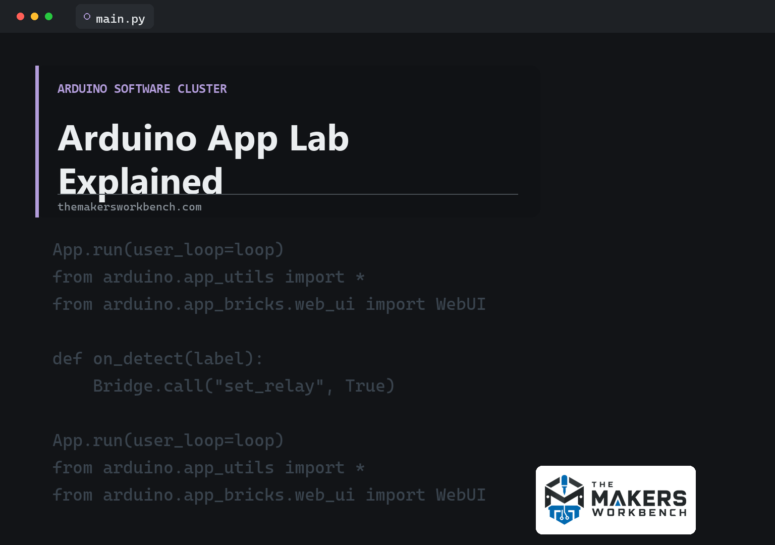 Arduino App Lab Explained: Python, Arduino Sketches, Linux, and AI in One Development Environment cover image