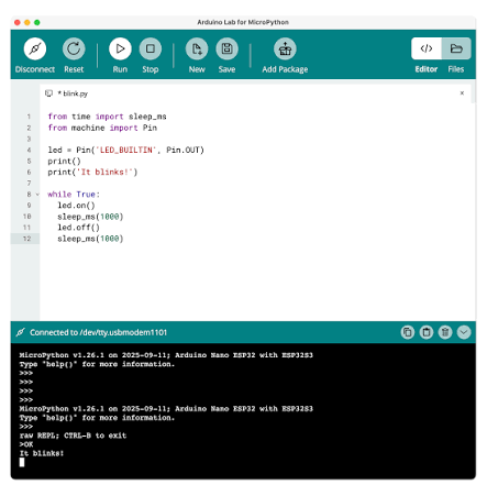 Using the MicroPython REPL on Arduino cover image