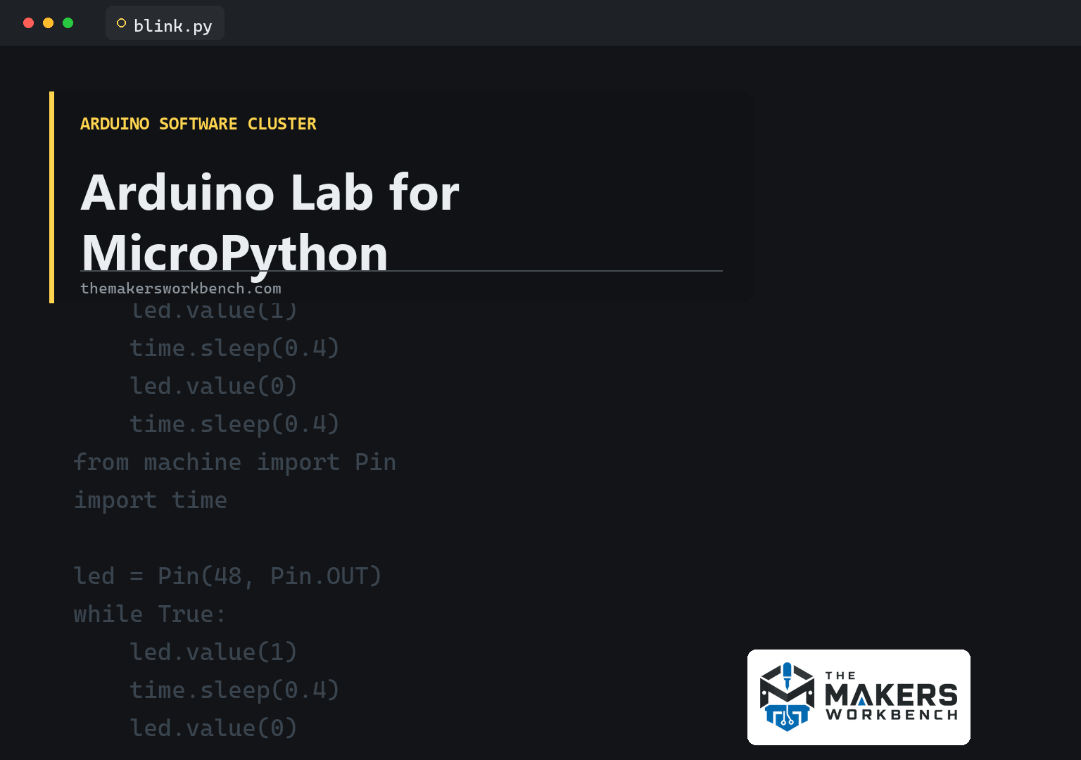 Arduino Lab for MicroPython: Programming Arduino Boards With Python cover image