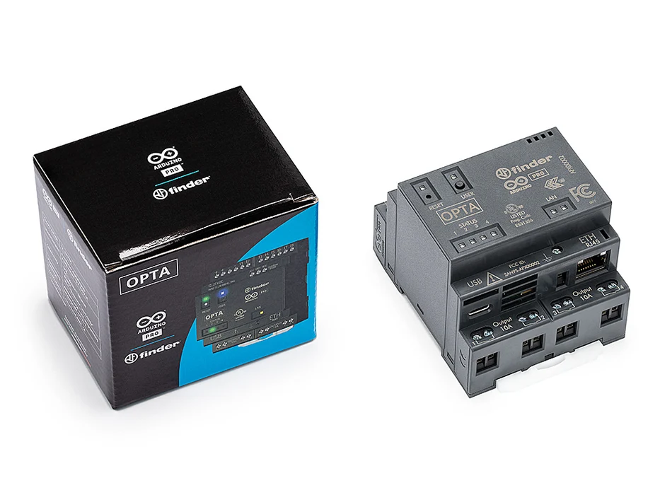 Arduino Opta, a micro PLC built around Arduino's usual tools.