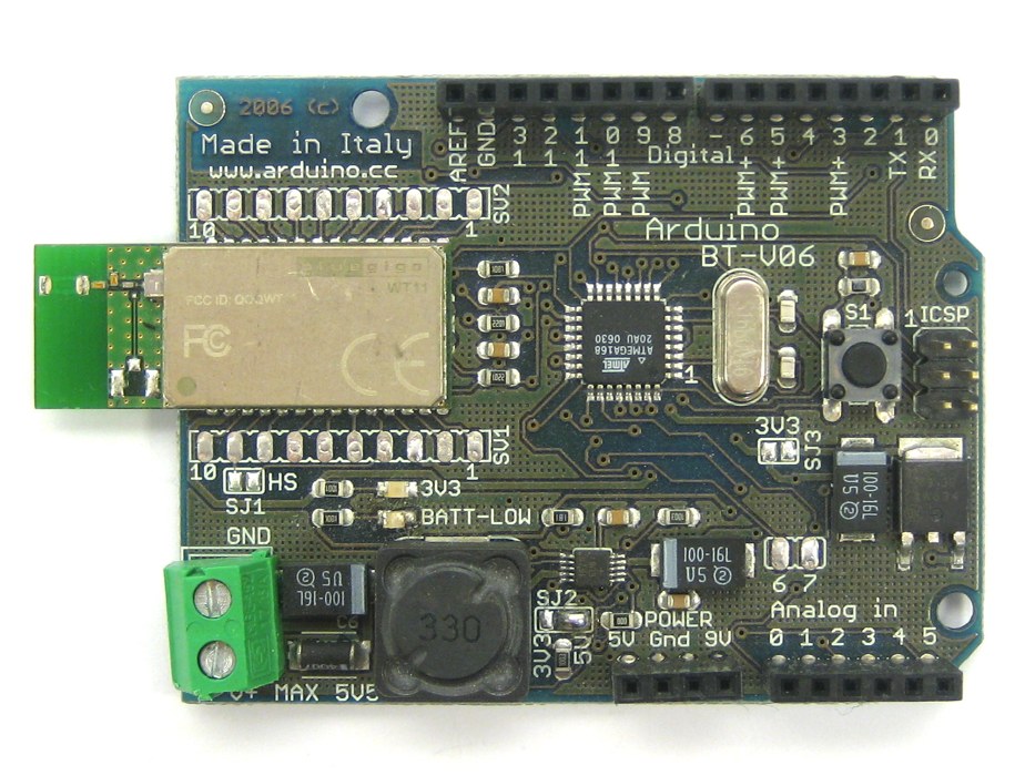 Photo of the Arduino BT