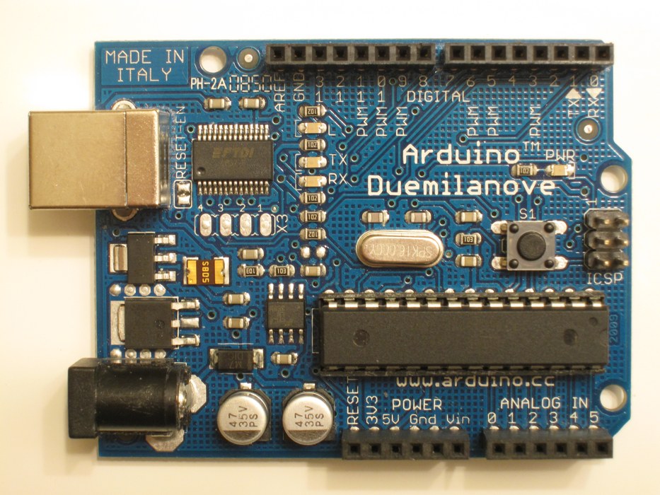 Photo of the Arduino Duemilanove