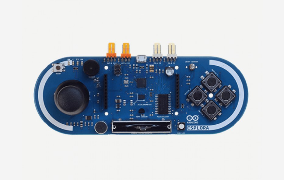 Photo of the Arduino Esplora