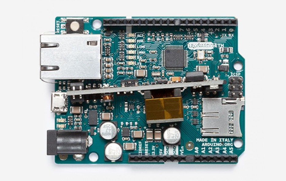 Photo of the Arduino Leonardo ETH
