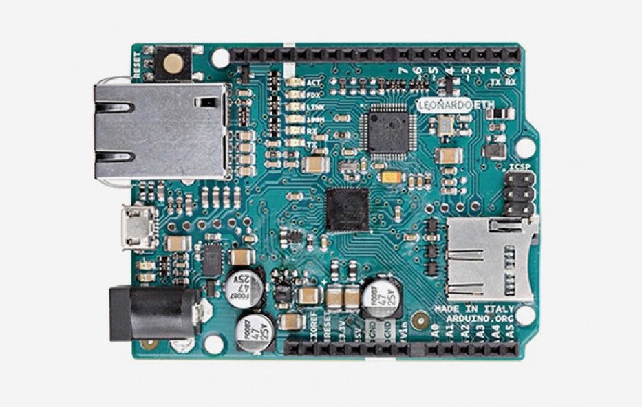Photo of the Arduino Leonardo ETH