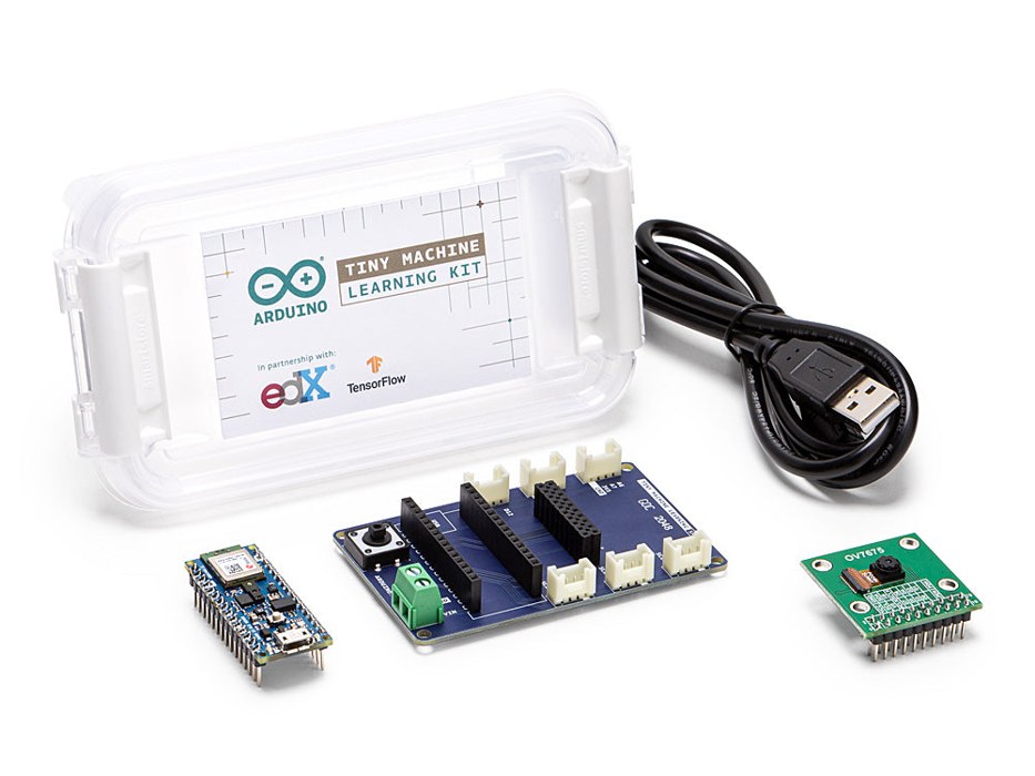Photo of the Arduino Tiny Machine Learning Kit
