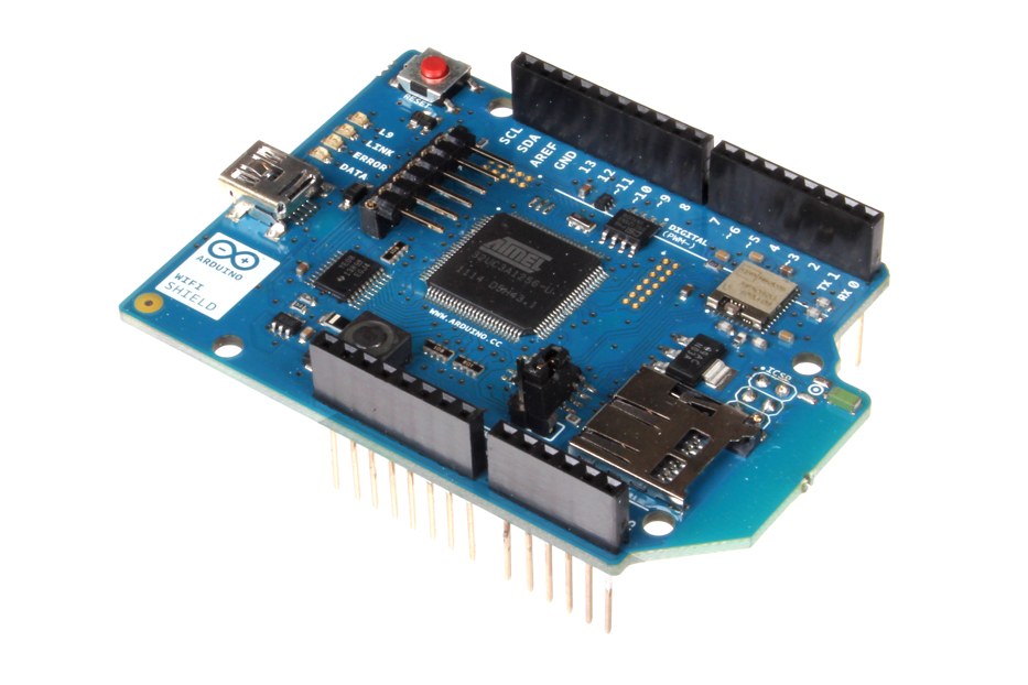 Photo of the Arduino WiFi Shield