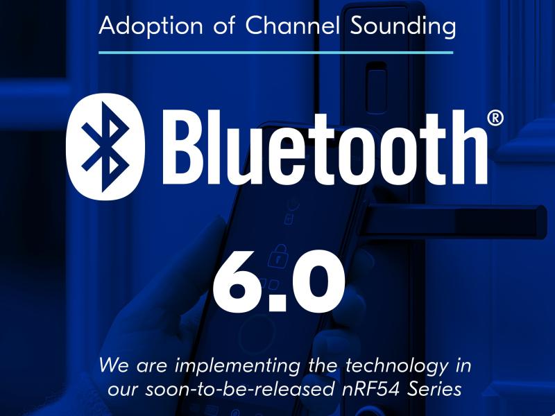 Official Nordic Semiconductor image illustrating Bluetooth 6 Channel Sounding