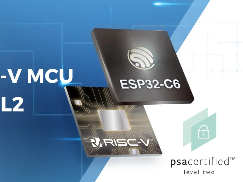 Official Espressif graphic announcing ESP32-C6 PSA Certified Level 2 status