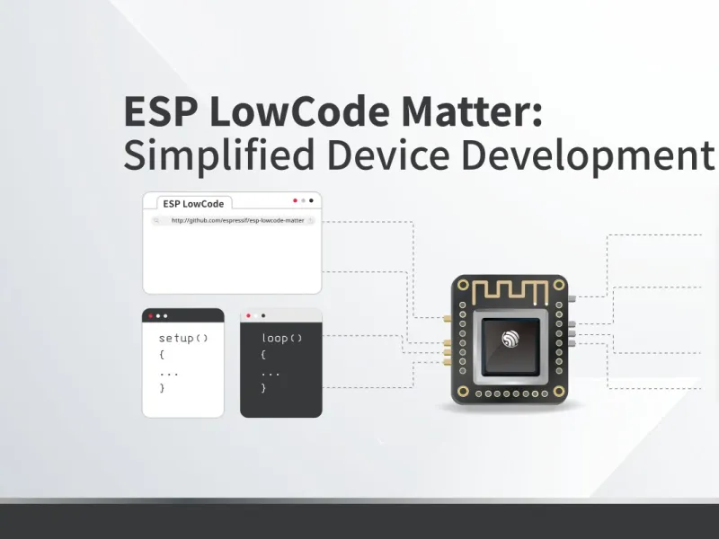 Official ESP LowCode Matter development overview