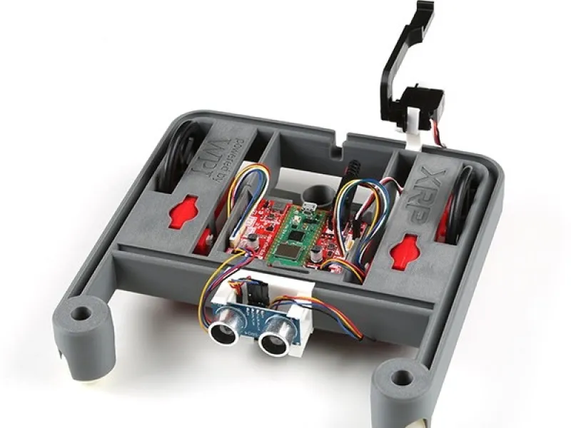 Official SparkFun product image of the 2023 XRP beta robot