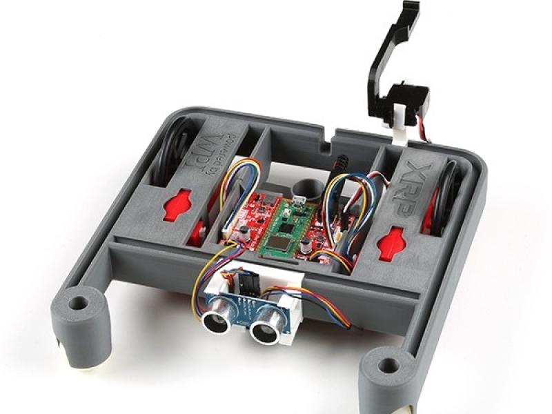 Official SparkFun product image of the 2023 XRP beta robot