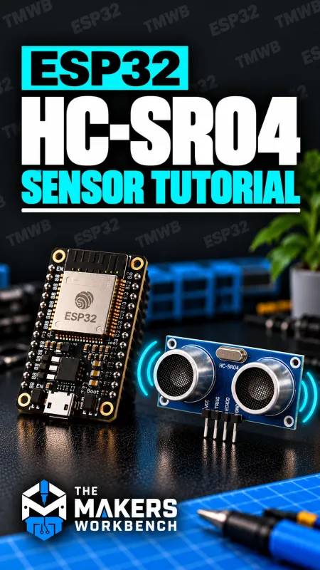 ESP32 HC-SR04 Sensor Tutorial card (vertical)