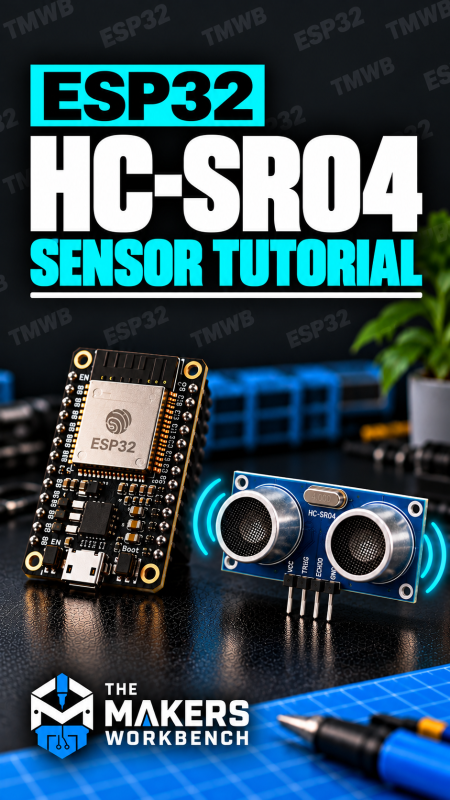 ESP32 HC-SR04 Sensor Tutorial card (vertical)