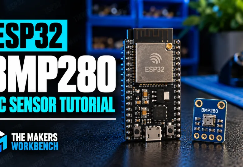 ESP32 BMP280 I2C Sensor Tutorial card (horizontal)