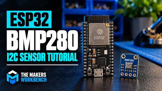 ESP32 BMP280 I2C Sensor Tutorial card (horizontal)
