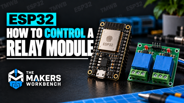 ESP32 Relay Module Tutorial card (horizontal)