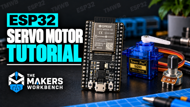ESP32 Servo Motor Tutorial card (horizontal)