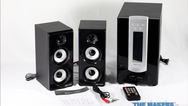 Review: Alien Vibes W402 2.1 channel desktop sound system.