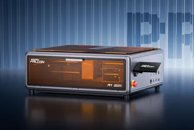 Creality Falcon A1 Pro enclosed laser engraver shown in an official product image