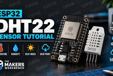 ESP32 DHT22 Sensor Tutorial card (horizontal)