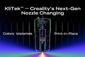 Official Creality image for the K3 with KliTek announcement