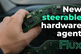 Lead graphic from Flux's steerable-agent post