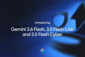 Google's title card for Gemini 3.6 Flash, 3.5 Flash-Lite, and 3.5 Flash Cyber