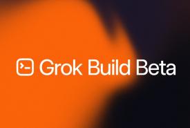 Official product graphic from the Grok Build launch