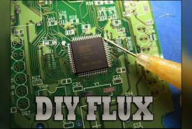 Make your own soldering flux.