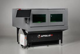 Langmuir Systems Apollo 4 CNC fiber laser in a studio
